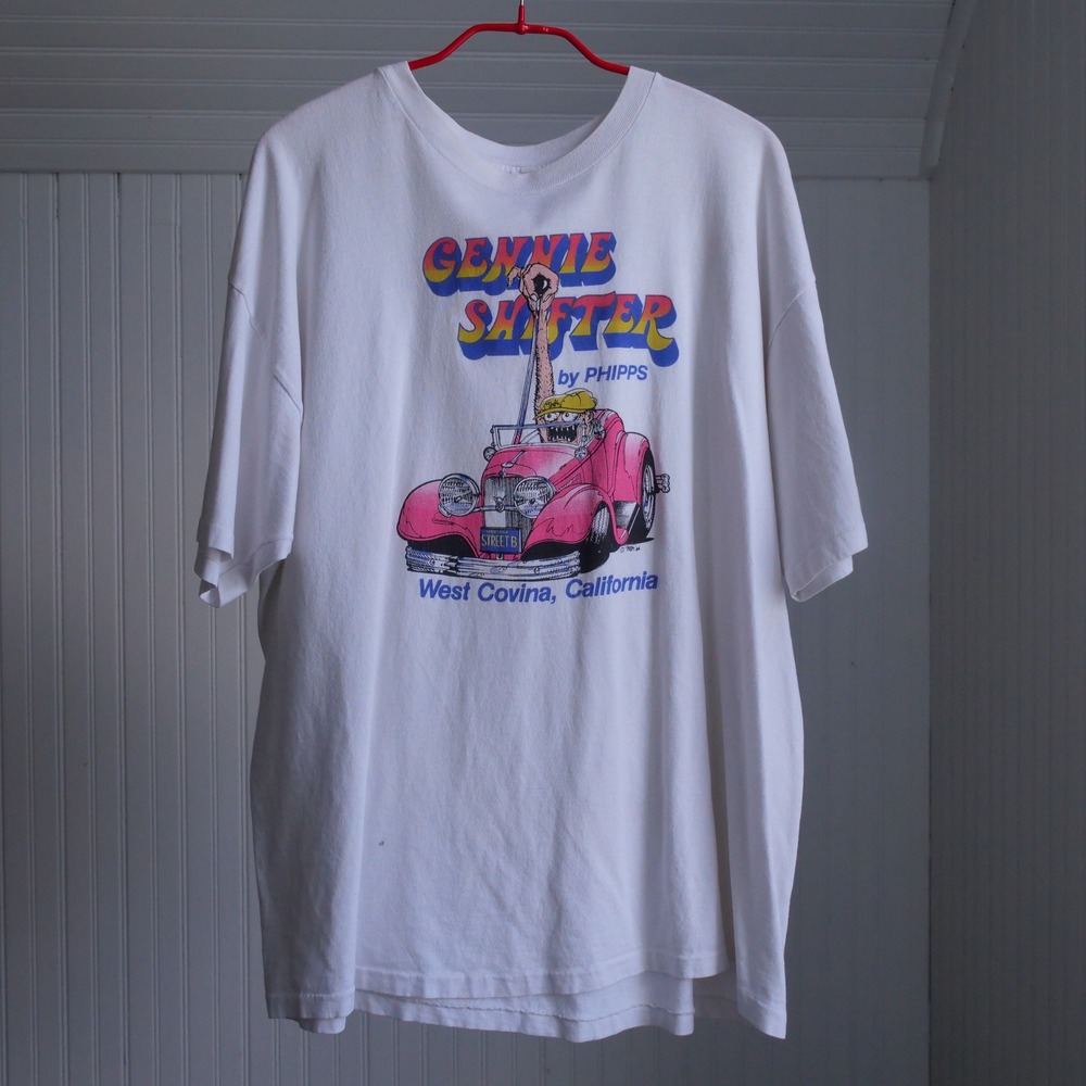 Vintage Hanes Heavyweight Gennie Shifter single stitch graphic tshirt